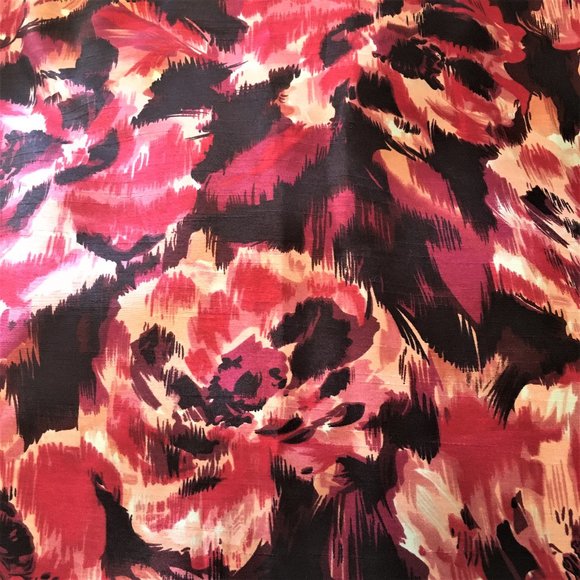 ALEX MARIE Pink & Black Floral Belted Dress | 4 - Picture 13 of 14